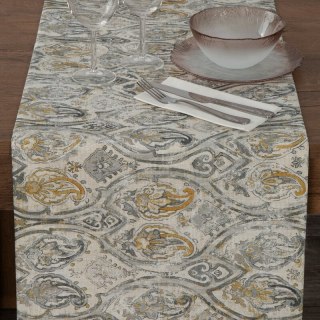 OBRUS BOCONO 40 X 140 CM MUSZTARDOWY