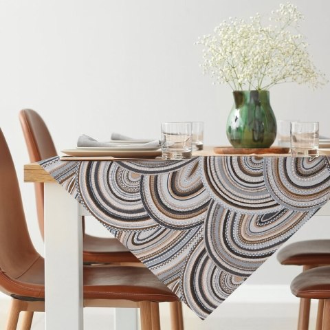 OBRUS MUMBO 85 X 85 CM BRĄZOWY OBRUS MUMBO 85 X 85 CM BRĄZOWY