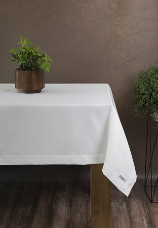 OBRUS ELLEN 145 X 280 CM BIAŁY