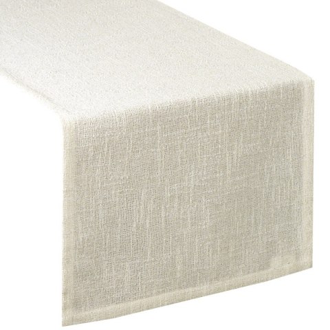 OBRUS INES 12 40 X 180 CM KREMOWY OBRUS INES 12 40 X 180 CM KREMOWY