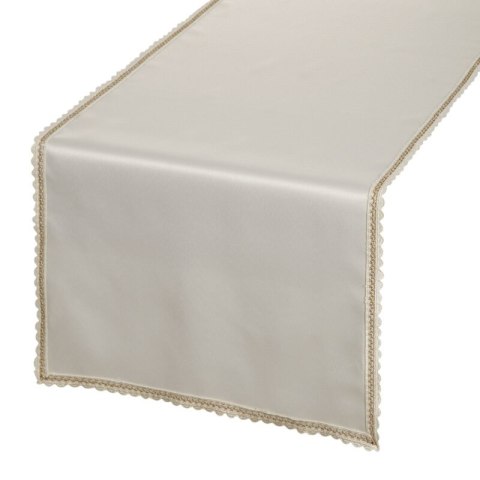 OBRUS LACE 40 X 180 CM KREMOWY OBRUS LACE 40 X 180 CM KREMOWY