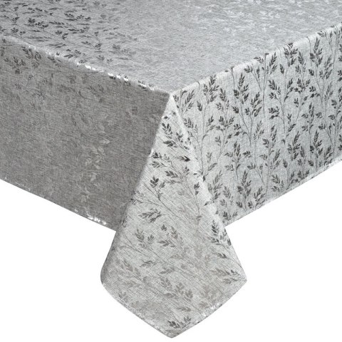 OBRUS SIMONA 140 X 180 CM SREBRNY OBRUS SIMONA 140 X 180 CM SREBRNY