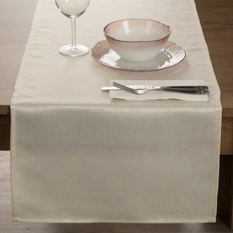 OBRUS SPARKLE 40 X 140 CM KREMOWY OBRUS SPARKLE 40 X 140 CM KREMOWY