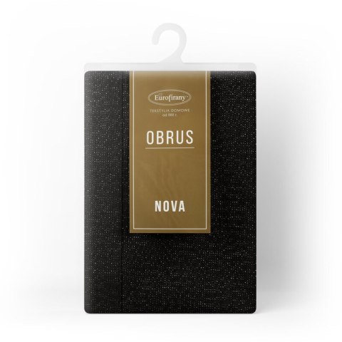 OBRUS STELLA 1 140 X 220 CM CZARNY OBRUS STELLA 1 140 X 220 CM CZARNY