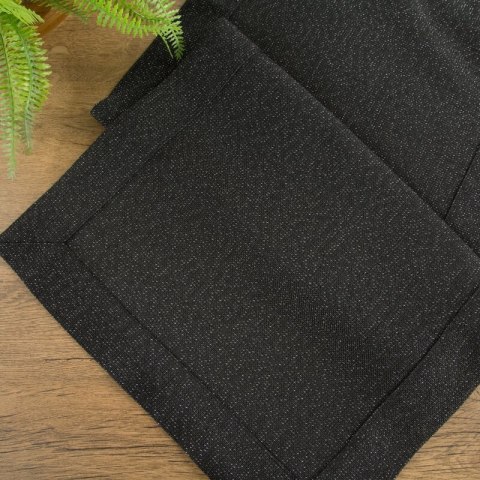 OBRUS STELLA 1 40 X 140 CM CZARNY OBRUS STELLA 1 40 X 140 CM CZARNY
