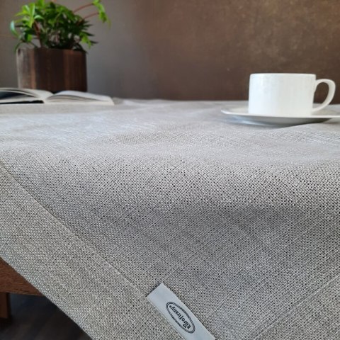 OBRUS STELLA 2 140 X 180 CM SREBRNY OBRUS STELLA 2 140 X 180 CM SREBRNY