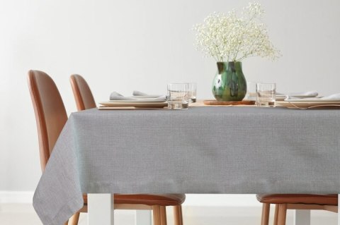 OBRUS STELLA 2 140 X 180 CM SREBRNY OBRUS STELLA 2 140 X 180 CM SREBRNY