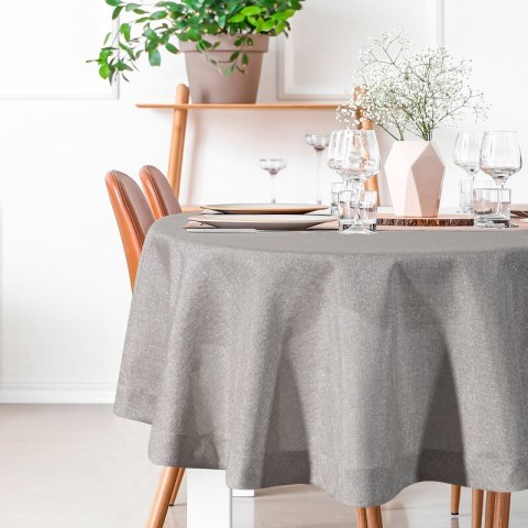 OBRUS STELLA 2 O 150 CM SREBRNY OBRUS STELLA 2 O 150 CM SREBRNY