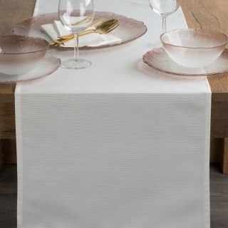 OBRUS ALISA 40 X 140 CM BIAŁY