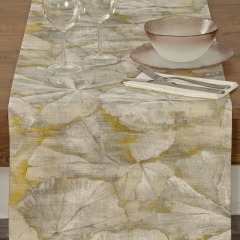 OBRUS CAGUA 40 X 140 CM MUSZTARDOWY OBRUS CAGUA 40 X 140 CM MUSZTARDOWY