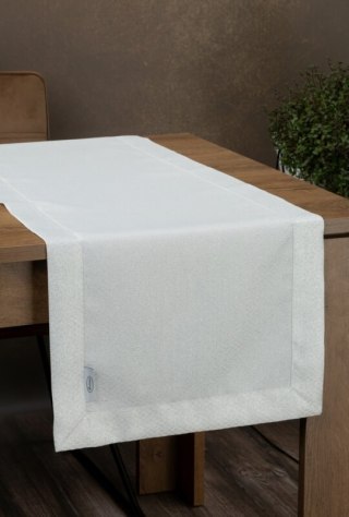 OBRUS JOWITA 40 X 180 CM BIAŁY