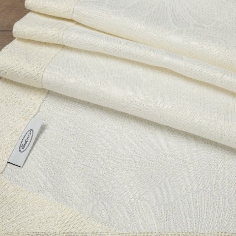 OBRUS LILIAN 145 X 350 CM KREMOWY