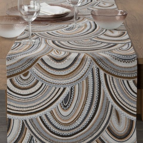 OBRUS MUMBO 40 X 140 CM BRĄZOWY OBRUS MUMBO 40 X 140 CM BRĄZOWY
