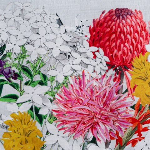 OBRUS SUMMER3 40 X 140 CM NATURALNY