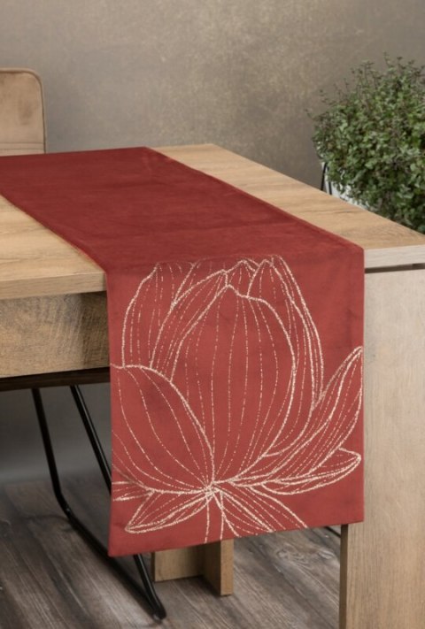 OBRUS BLINK 12 35 X 140 CM CEGLASTY OBRUS BLINK 12 35 X 140 CM CEGLASTY