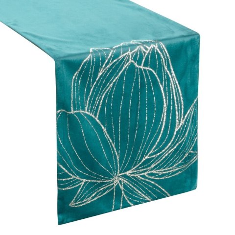 OBRUS BLINK 12 35 X 180 CM CIEMNOTURKUSOWY OBRUS BLINK 12 35 X 180 CM CIEMNOTURKUSOWY