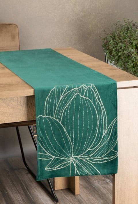 OBRUS BLINK 12 35 X 180 CM CIEMNOZIELONY OBRUS BLINK 12 35 X 180 CM CIEMNOZIELONY