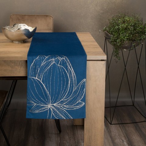 OBRUS BLINK 12 35 X 220 CM GRANATOWY OBRUS BLINK 12 35 X 220 CM GRANATOWY