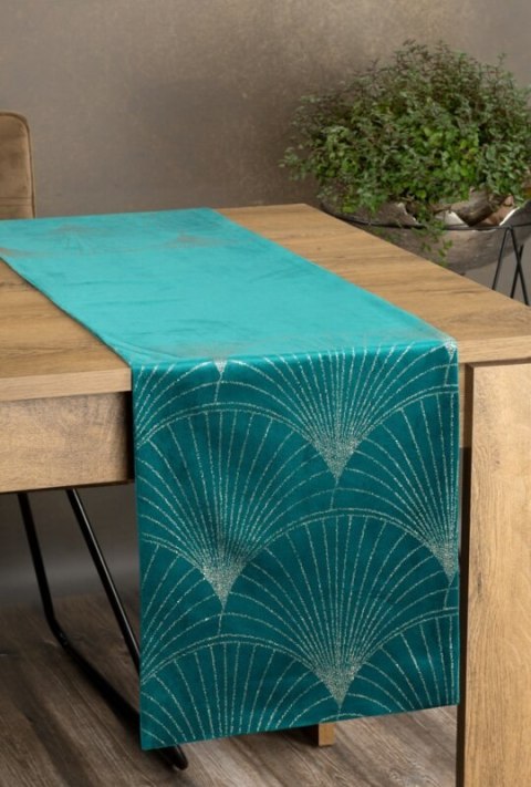 OBRUS BLINK 14 35 X 140 CM CIEMNOTURKUSOWY OBRUS BLINK 14 35 X 140 CM CIEMNOTURKUSOWY