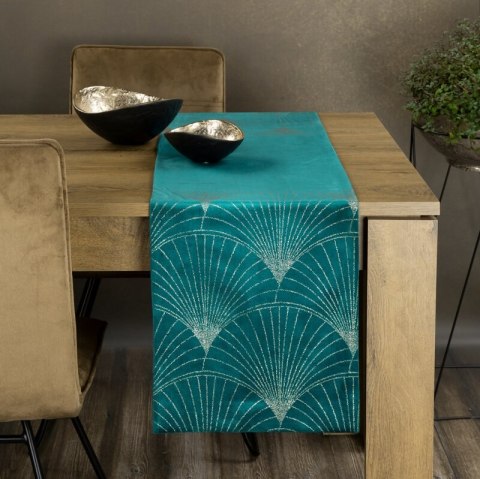 OBRUS BLINK 14 35 X 140 CM CIEMNOTURKUSOWY OBRUS BLINK 14 35 X 140 CM CIEMNOTURKUSOWY