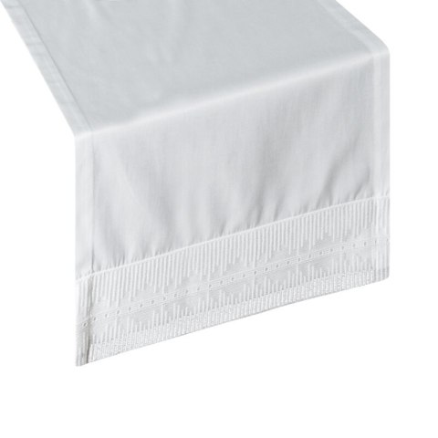 OBRUS DEKORACYJNY 35 X 140 CM BIAŁY OBRUS DEKORACYJNY 35 X 140 CM BIAŁY