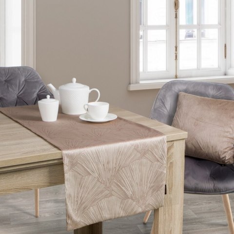 OBRUS GOJA 40 X 140 CM BEŻOWY OBRUS GOJA 40 X 140 CM BEŻOWY