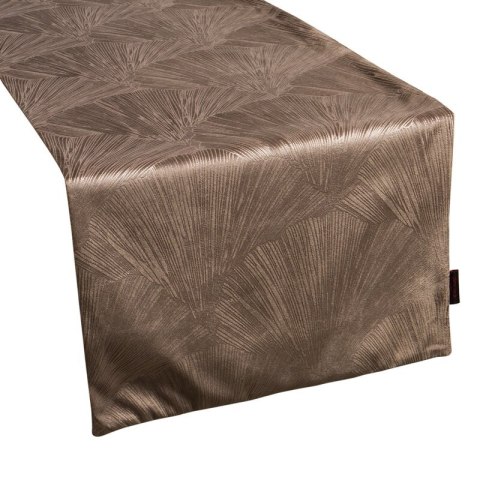 OBRUS GOJA 40 X 140 CM BRĄZOWY OBRUS GOJA 40 X 140 CM BRĄZOWY