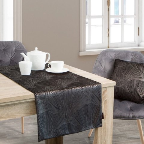 OBRUS GOJA 40 X 140 CM CZARNY OBRUS GOJA 40 X 140 CM CZARNY