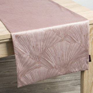 OBRUS GOJA 40 X 140 CM PUDROWY RÓŻ