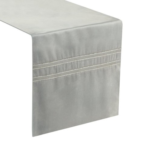 OBRUS GLEN 3 35 X 220 CM SREBRNY
