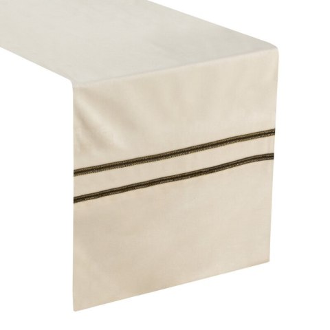 OBRUS GLEN 4 35 X 140 CM KREMOWY OBRUS GLEN 4 35 X 140 CM KREMOWY