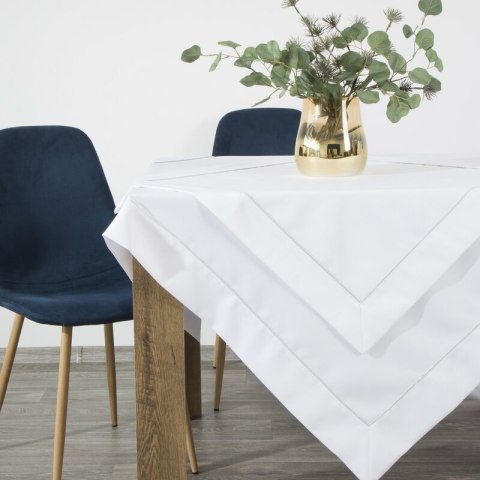 OBRUS MADELE 140 X 180 CM BIAŁY OBRUS MADELE 140 X 180 CM BIAŁY