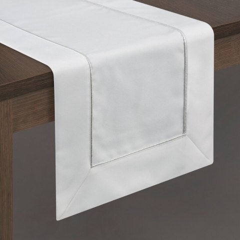 OBRUS MADELE 40 X 140 CM BIAŁY OBRUS MADELE 40 X 140 CM BIAŁY
