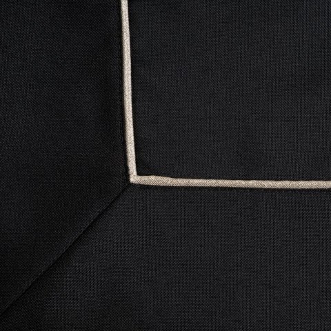 OBRUS MADELE 40 X 140 CM CZARNY OBRUS MADELE 40 X 140 CM CZARNY