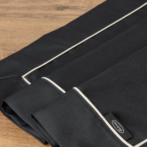 OBRUS MADELE 40 X 140 CM CZARNY OBRUS MADELE 40 X 140 CM CZARNY