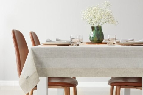 OBRUS NATU 10 140 X 180 CM NATURALNY OBRUS NATU 10 140 X 180 CM NATURALNY