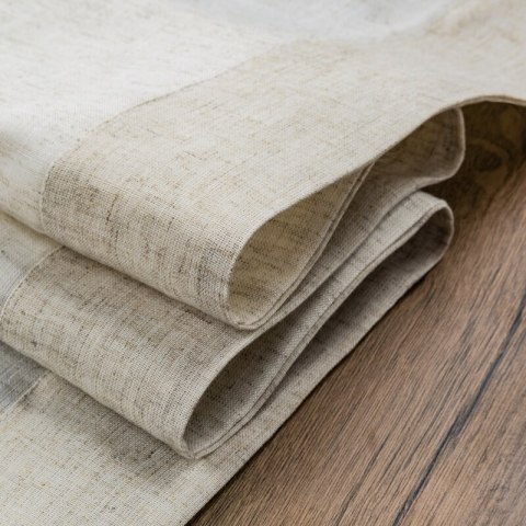 OBRUS NATU 10 140 X 220 CM NATURALNY OBRUS NATU 10 140 X 220 CM NATURALNY