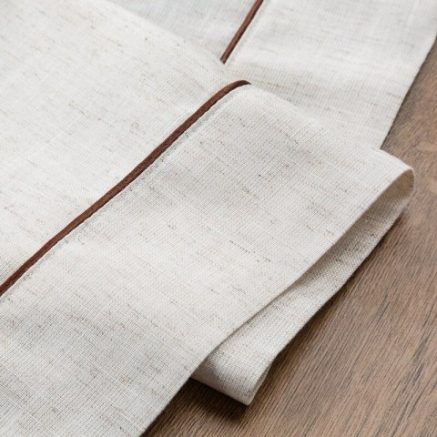 OBRUS NATU 9 140 X 220 CM NATURALNY OBRUS NATU 9 140 X 220 CM NATURALNY