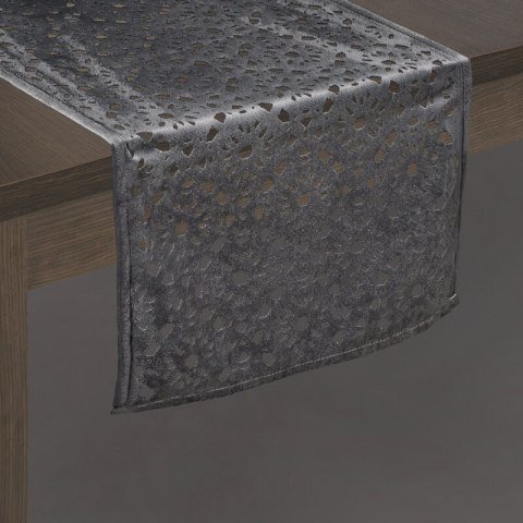OBRUS PILAR 33 X 180 CM STALOWY