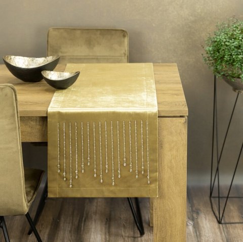 OBRUS ROYAL 3 35 X 140 CM ZŁOTY OBRUS ROYAL 3 35 X 140 CM ZŁOTY