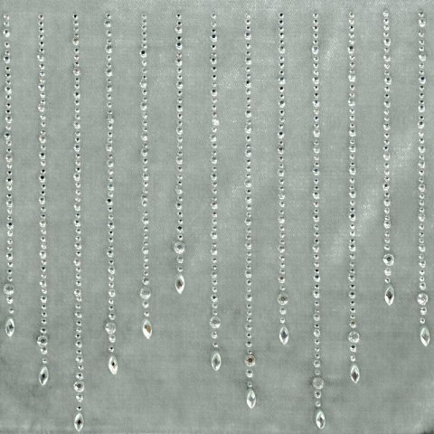 OBRUS ROYAL 3 35 X 180 CM SREBRNY