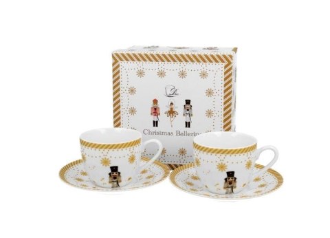 Pl 2 Filiż. Espresso Ze Spodkami Christmas Baller