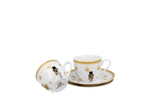 Pl 2 Filiż. Espresso Ze Spodkami Christmas Baller