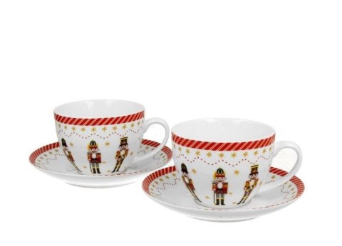 Pl 2 Filiżanki Ze Spodkami Christmas Nutcracker Pl 2 Filiżanki Ze Spodkami Christmas Nutcracker