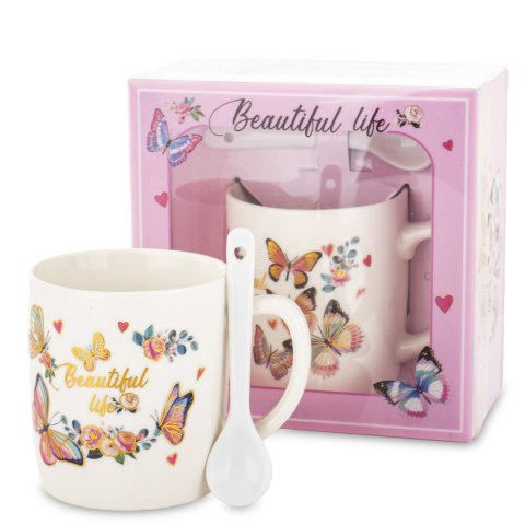 Pl Kubek Z Łyżeczką 200 Ml Pl Kubek Z Łyżeczką 200 Ml