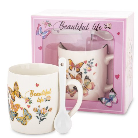Pl Kubek Z Łyżeczką 200 Ml Pl Kubek Z Łyżeczką 200 Ml