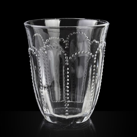 DAPHNE Komplet 4 szklanek 340ml 9,5x5,2x 11cm DAPHNE Komplet 4 szklanek 340ml 9,5x5,2x 11cm