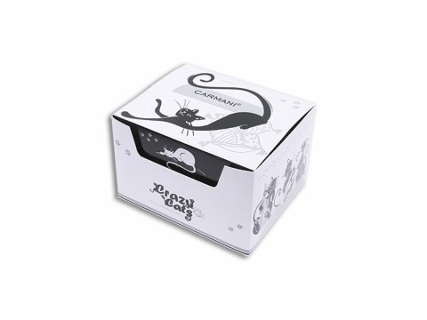 Kpl dwóch filiżanek ze spodkami espresso - Koci świat (CARMANI)