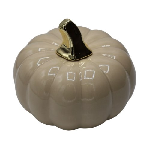 DYNIA CERAMICZNA BRĄZOWA BEŻOWO-ZŁOTA DUŻA