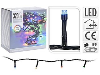ŁAŃCUCH LED 320 MULTI WW ZEWNĘTRZNY
